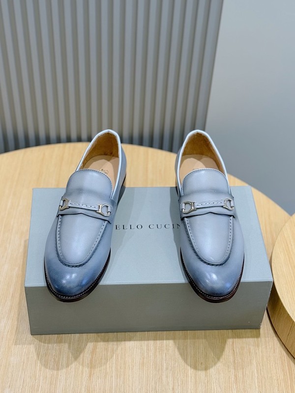 Brunello Cucinelli Men's Calfskin Loafers