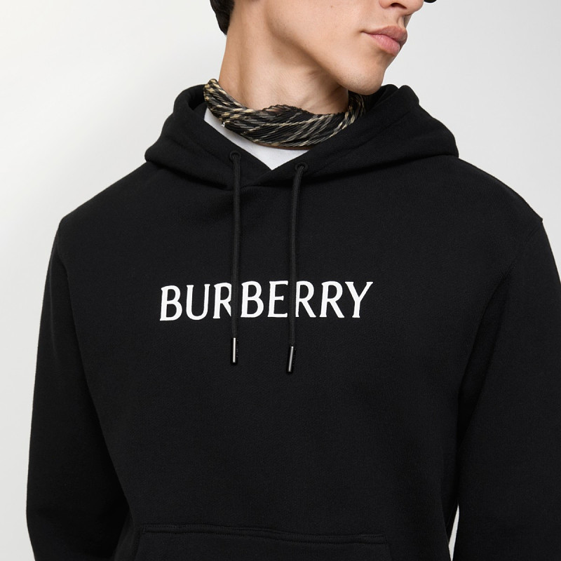 BR Letter Printed Hoodie