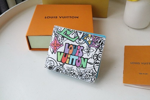Louis Vuitton Monogram Comics Monogram Flowers LV 11.5 9 1.5