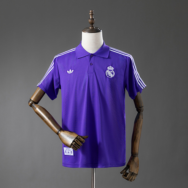 Wanban-Real Madrid 25 26 Polo - Purple S-Xxl