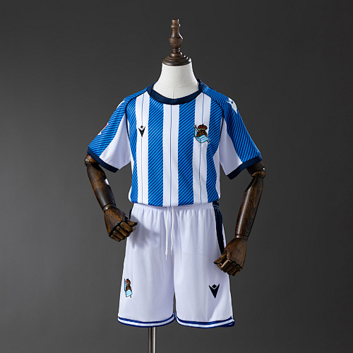 Wanban-Real Sociedad 25 26 Home Kids Size 16-28