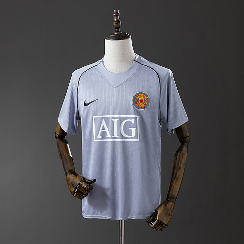 Wanban-M-U Goalkeeper Grey Retro Jersey S-Xxl