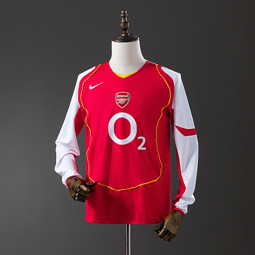 Wanban-Arsenal 04 05 Home Long Sleeve Retro Jersey S-Xxl