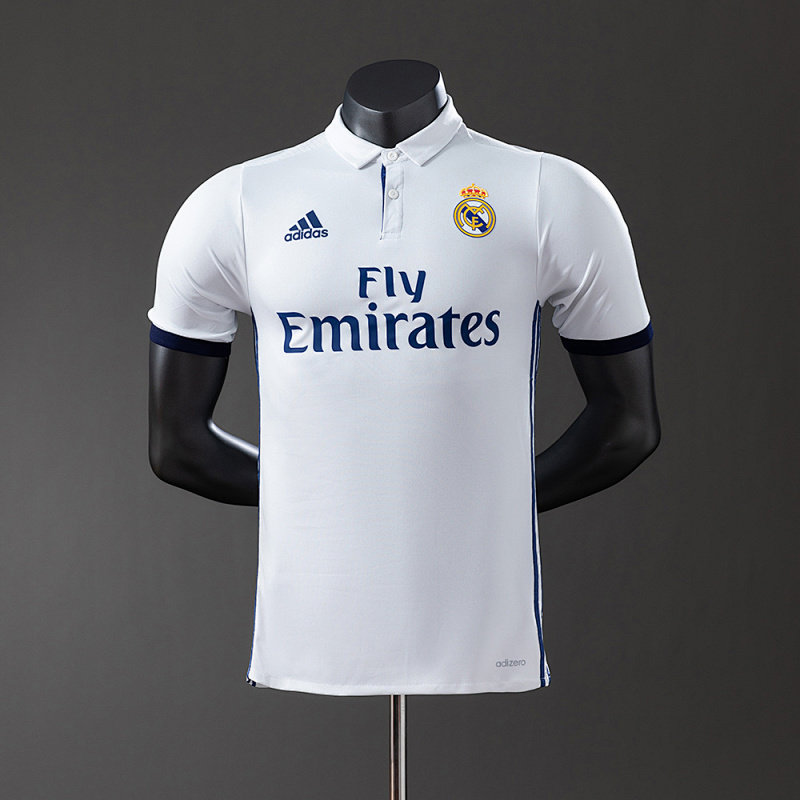 Wanban-Real Madrid 14 15 Home Player Version Retro Jersey S-3XL
