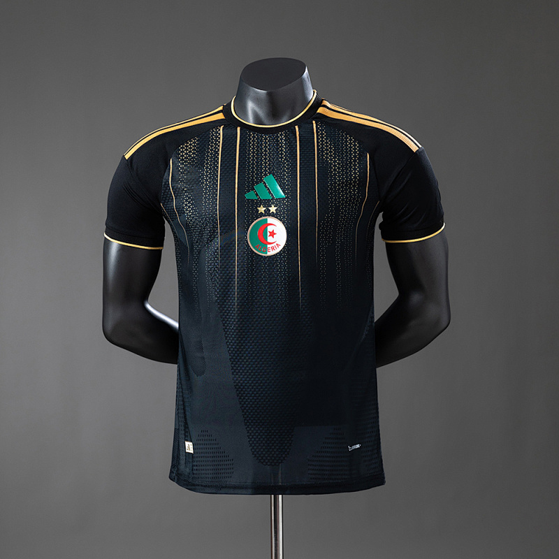 Wanban-Algeria Player Version - Black Jersey S-Xxl