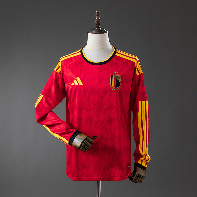 Wanban-Belgium Home Long-Sleeve Jersey S-4XL