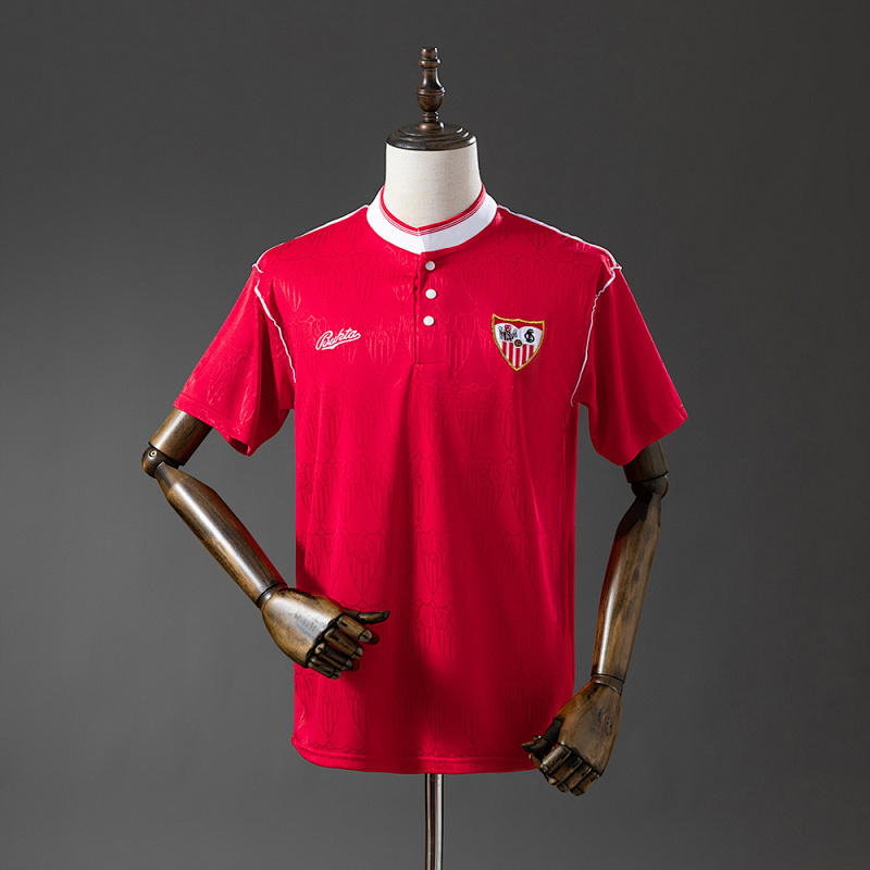 Wanban-Sevilla 91 92 Home Retro Jersey S-Xxl