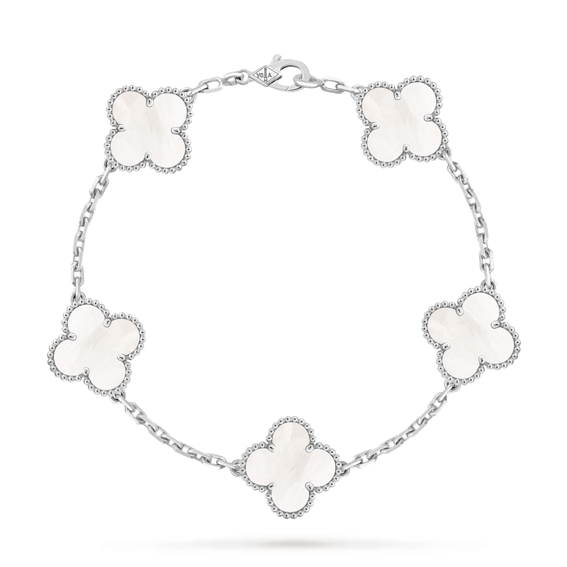 JG-VCARF48400 Vintage Alhambra Bracelet 5 Motifs