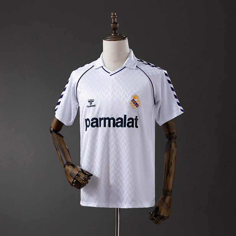 Wanban-Retro Real Madrid 86 87 Home S-Xxl