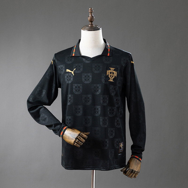 Wanban-Portugal Special Edition - Black Panther Long-Sleeve Jersey S-4XL