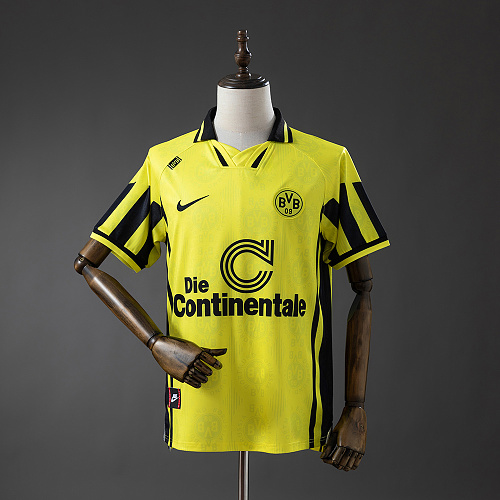 Wanban Dortmund 96 97 Home Retro Jersey S-Xxl