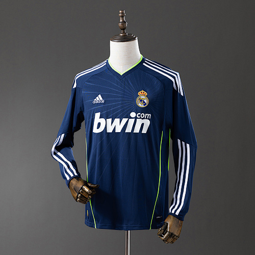 Wanban-Real Madrid 10 11 Away Long Sleeve Retro Jersey S-Xxl