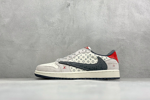 Zhenhui-Travis Scott X LV X Air Jordan 1 Low OG SP AJ1 -XS2025-DF25