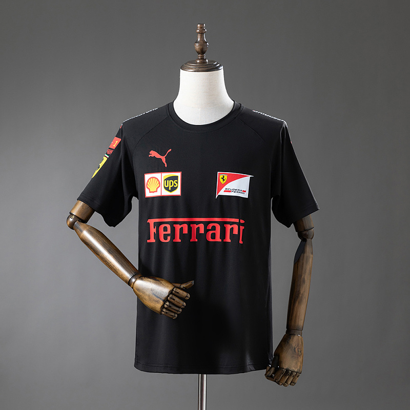Wanban Scuderia Ferrari F1 Black T-shirt S-3XL