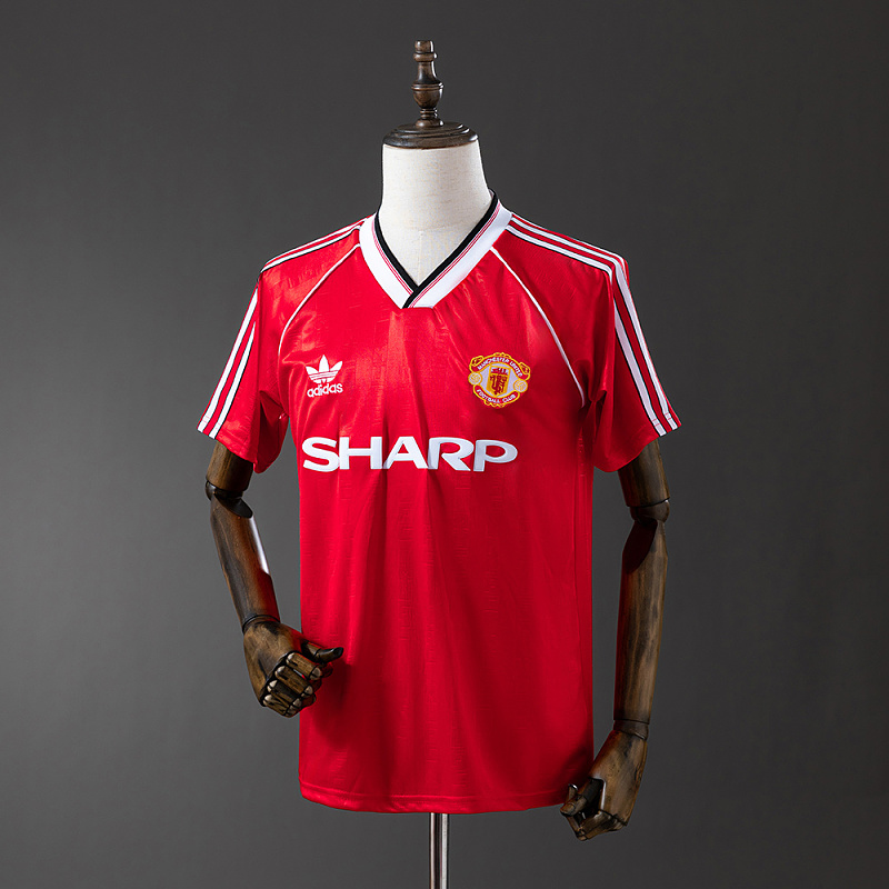Wanban-M-U Home Retro Jersey S-Xxl