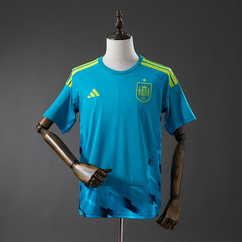 Wanban-Spain Goalkeeper - Blue Jersey S-4XL