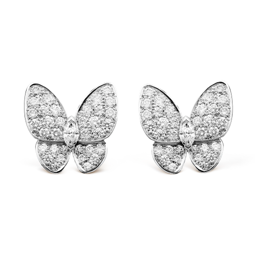 JG-VCARB82900 Two Butterfly Earrings