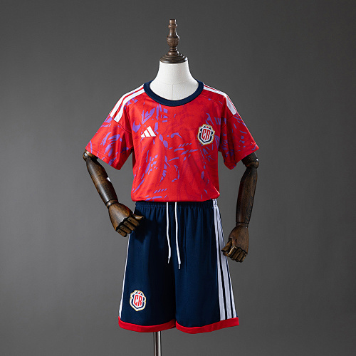 Wanban-Costa Rica Home Kids Kit Jersey Size 16-28