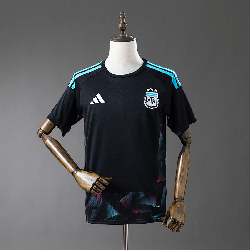 Wanban-Argentina Goalkeeper - Black Jersey S-4XL