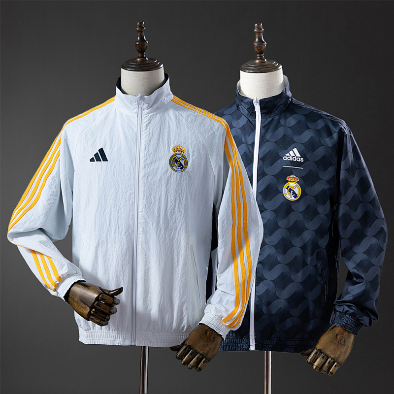Wanban-25 26 Real Madrid Trench Coat Reversible S-3XL