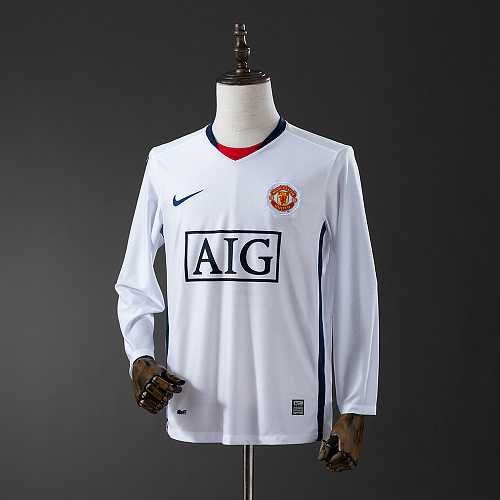 Wanban-Retro M-U 08 09 Champions League Away Edition S-Xxl