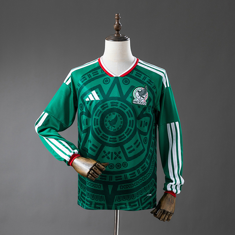 Wanban-Mexico Home Long-Sleeve Jersey S-4XL