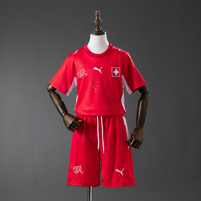 Wanban-Switzerland Home Kids Kit Jersey Size 16-28