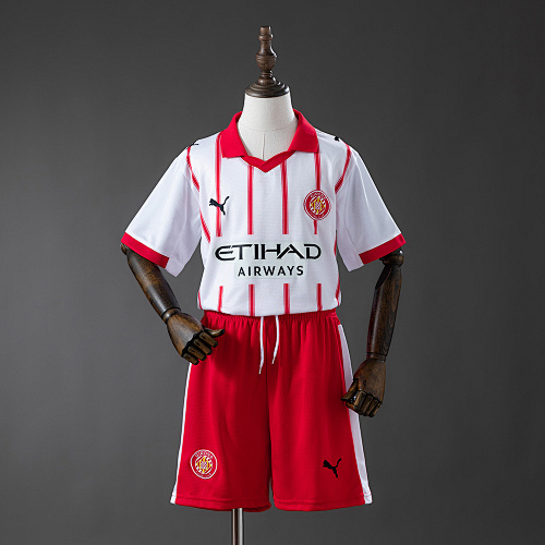 Wanban-Girona 25 26 Home Kids Kit Jersey Size 16-28
