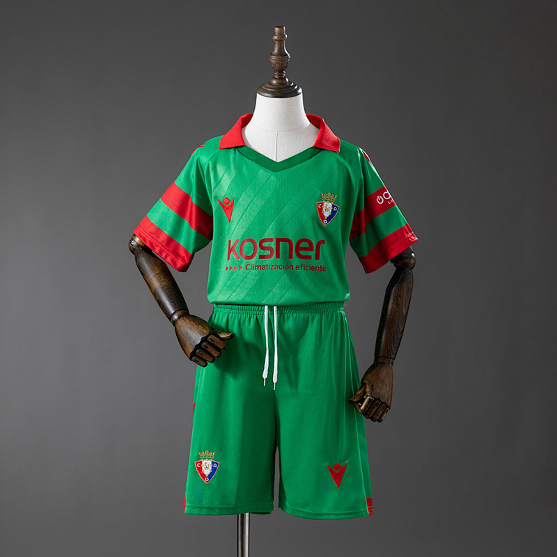 Wanban-Osasuna 25 26 Away Kids Kit Jersey Size 16-28