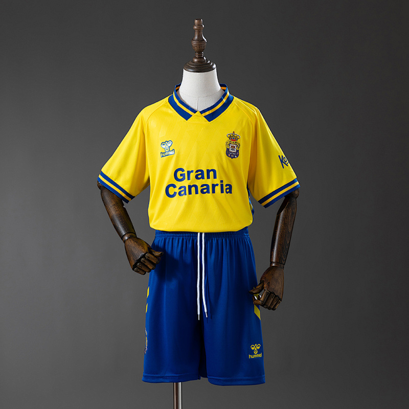 Wanban-Las Palmas 25 26 Home Kids Kit Jersey Size 16-28