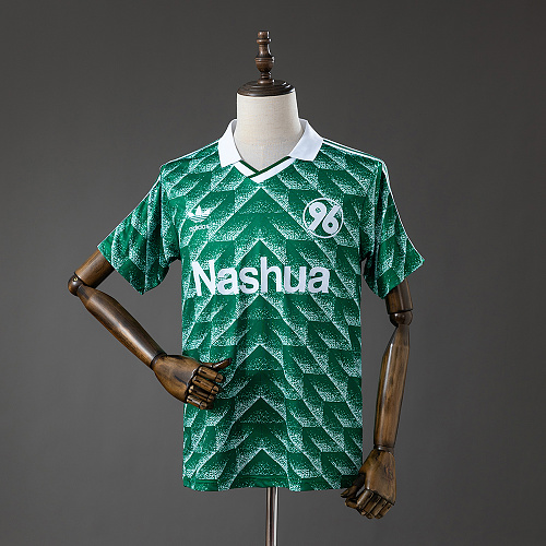 Wanban Hannover 96 90 91 Away Retro Jersey S-Xxl