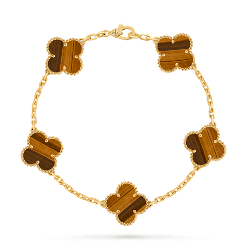 JG-VCARD35600 Vintage Alhambra Bracelet 5 Motifs
