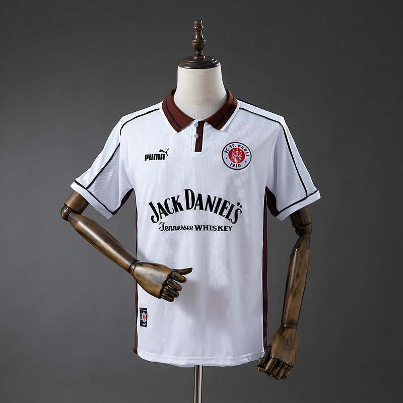 Wanban St. Pauli 99 00 Home Retro Jersey S-Xxl