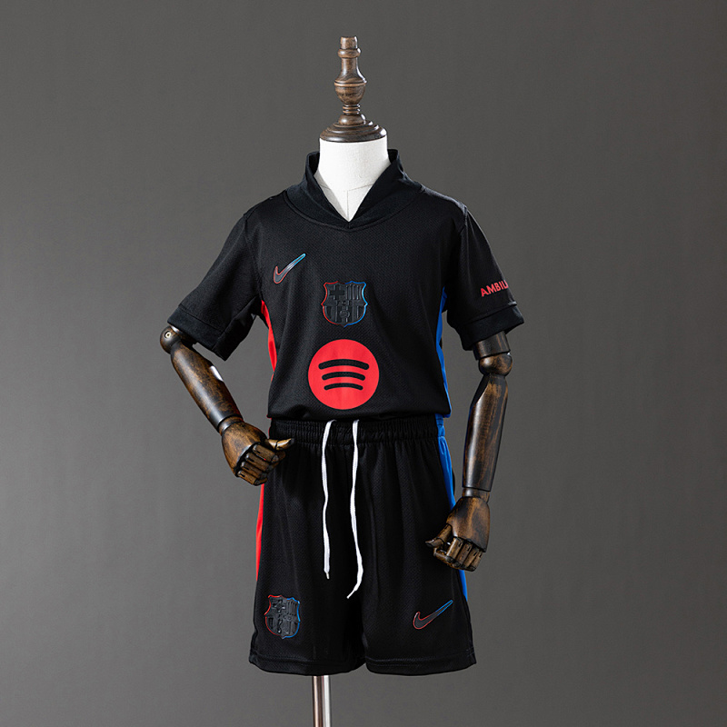 Wanban-Barcelona 24 25 Away Kids Kit Jersey Szie 16-28