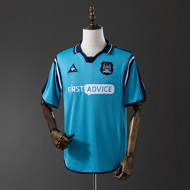 Wanban-Retro Manchester City 02 03 Home S-Xxl