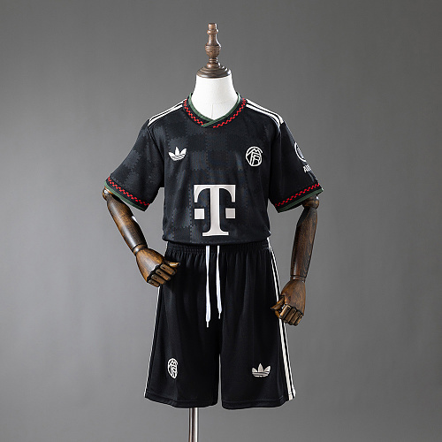 Wanban-Bayern Munich 25 26 Thids Away Kids Kit Jersey Size 16-28