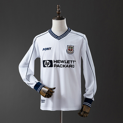 Wanban-Tottenham Hotspur 97 99 Home Long Sleeve Retro Jersey S-Xxl