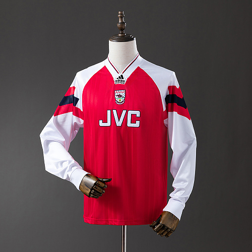 Wanban-Arsenal 92 94 Home Long Sleeve Retro Jersey S-Xxl