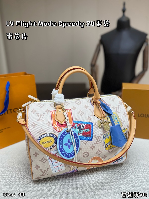 Louis Vuitton Xinxin LV Flight Mode Speedy30 30 22cm