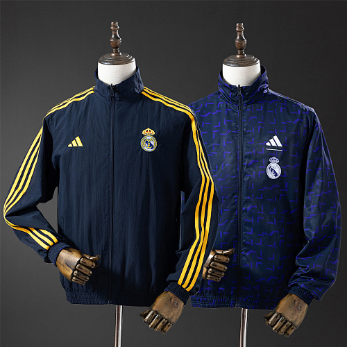 Wanban-25 26 Real Madrid Trench Coat Reversible S-3XL
