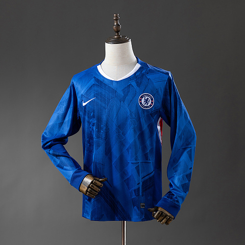 Wanban-Chelsea 25 26 Home Long Sleeve Jersey S-4XL