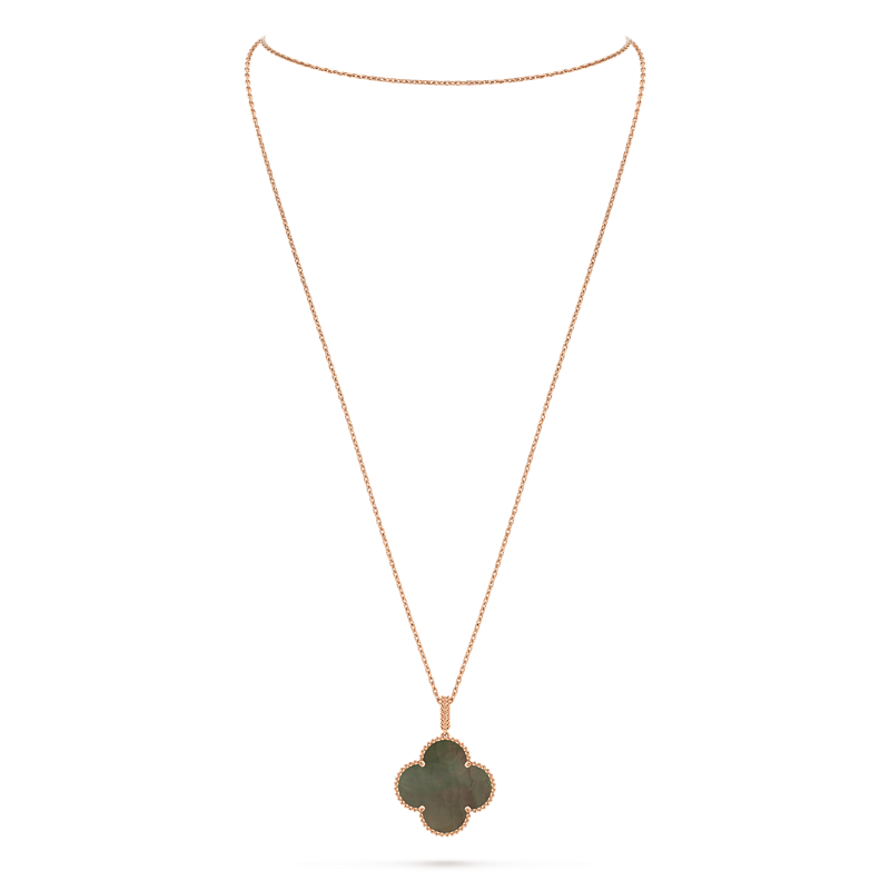 JG-VCARP6I200 Magic Alhambra Long Necklace 1 Motif