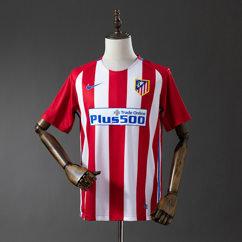Wanban-Atletico Madrid 16 17 Home Retro Jersey S-Xxl