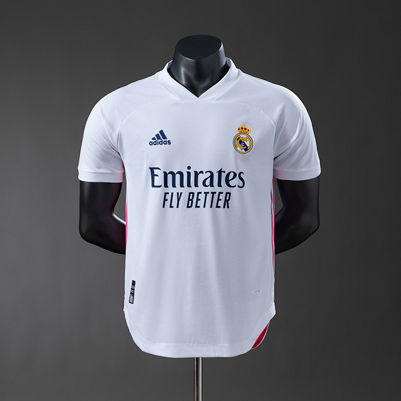 Wanban-Real Madrid 20 21 Home Player Version Retro Jersey S-Xxl