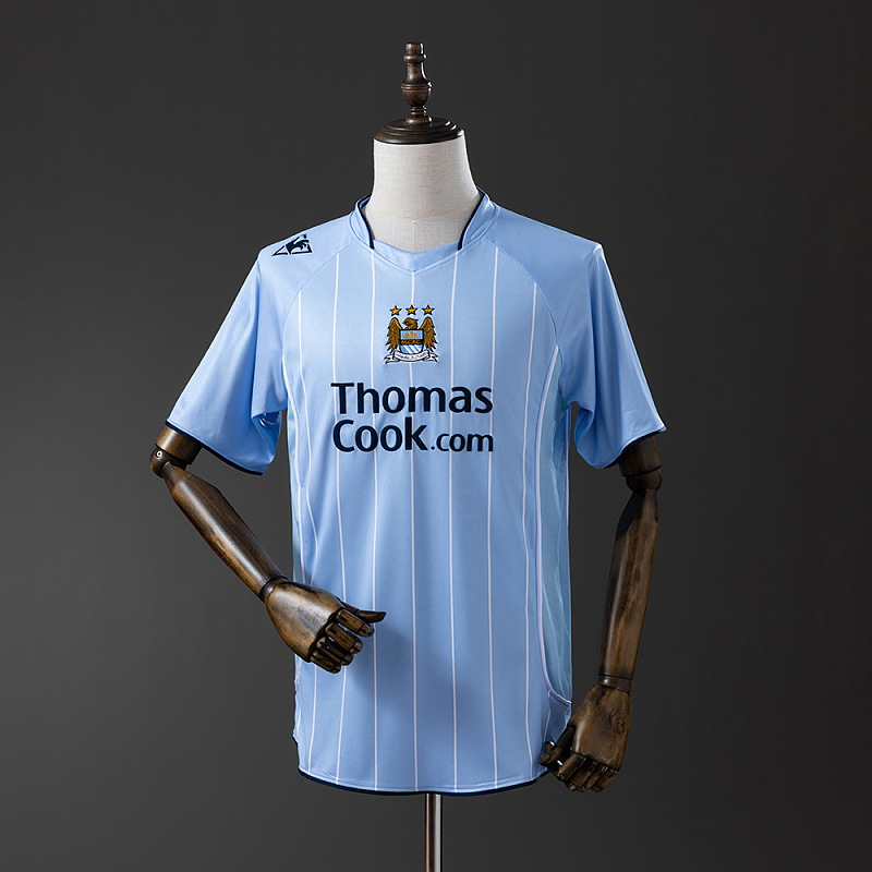 Wanban-Retro 08 09 Manchester City Home S-Xxl