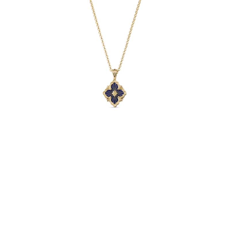 JG-Purple Small Opera Tulle Pink Gold Pendant With Onyx
