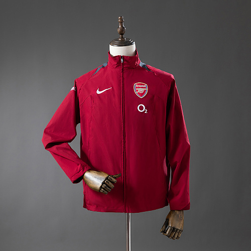 Wanban-Arsenal 05 06 Windbreaker - Burgundy S-Xxl