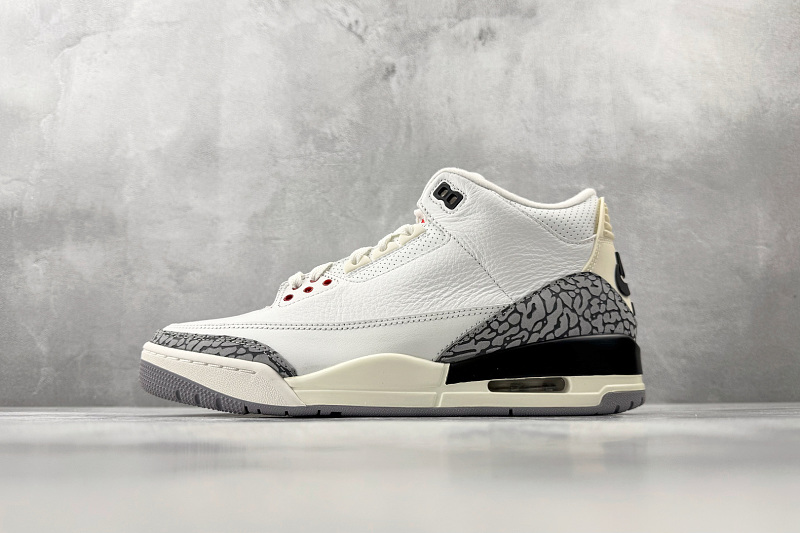 Zhenhui-Jordan Air Jordan 3 White Cement Reimagined -DN3707-100