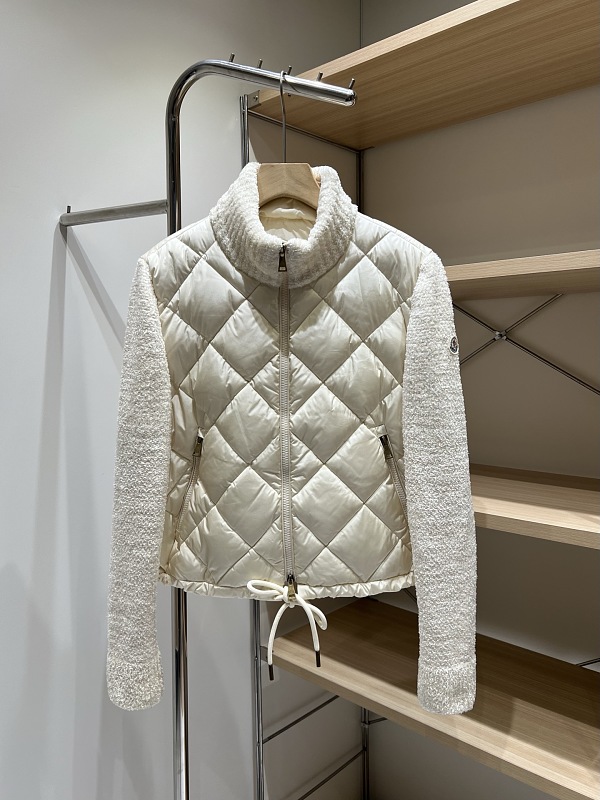 Jms-padded Zip Up Cardigan