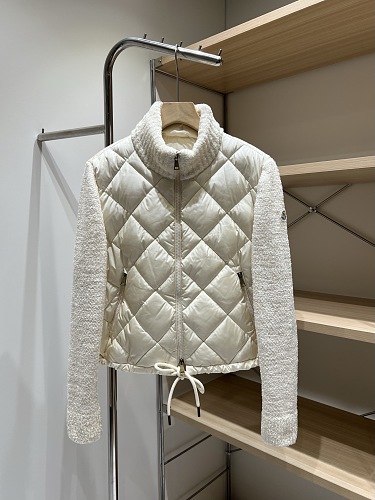 Jms-padded Zip Up Cardigan